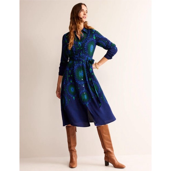 Boden Kate Midi Shirt Dress - Picture 1 of 9